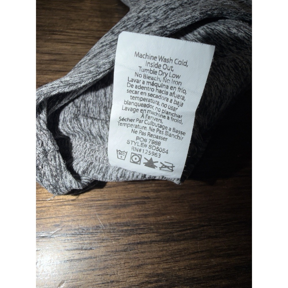 Beyond Yoga Biker Shorts Spacedye High Waisted Gray Yoga Run SD5054 Women's L - Picture 4 of 11